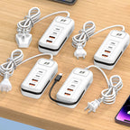 ⚡ Podpora rýchleho nabíjania, ochrana pri nabíjaní, inteligentný 4-portový USB hub, predlžovací USB kábel