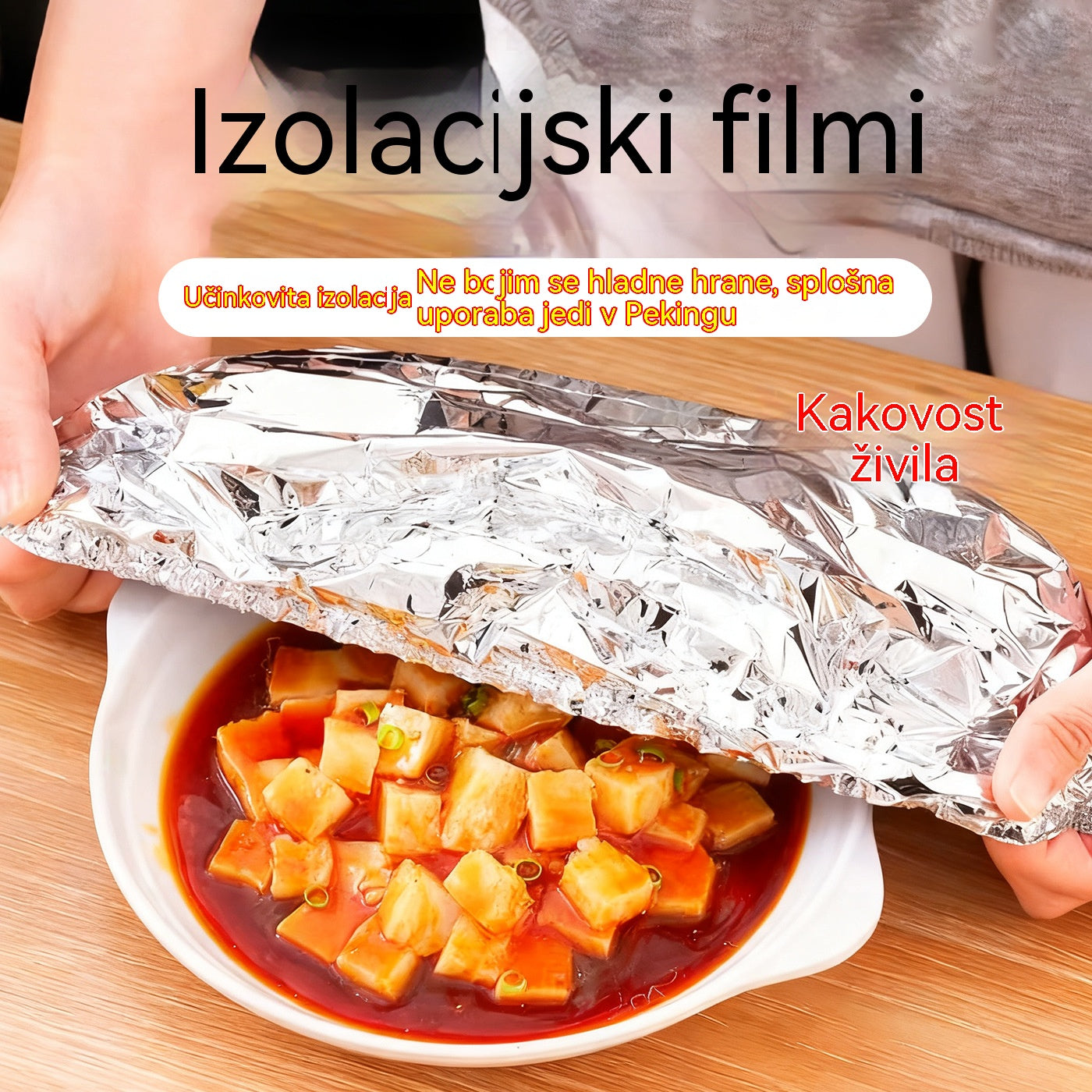 📢📢 50 % POPUST!⏰【100 kosov】 Izolacijski pokrov iz aluminijaste folije