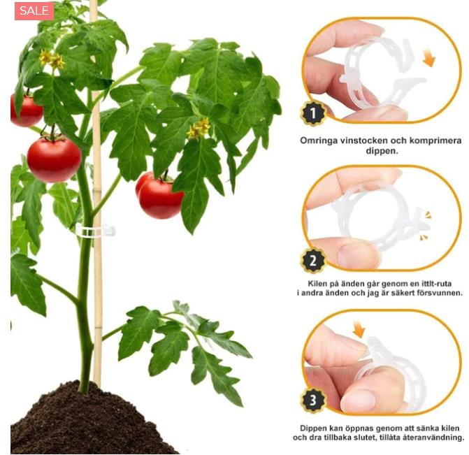 🍅🍅【200 kosov】🌱Sponka za pritrditev sadik
