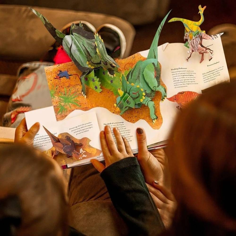 📕 【Časovo obmedzená špeciálna akcia】3DEnclopediaPrehistorickéDinosauryVyskakovacie knihy Encyklopédia dinosaurov