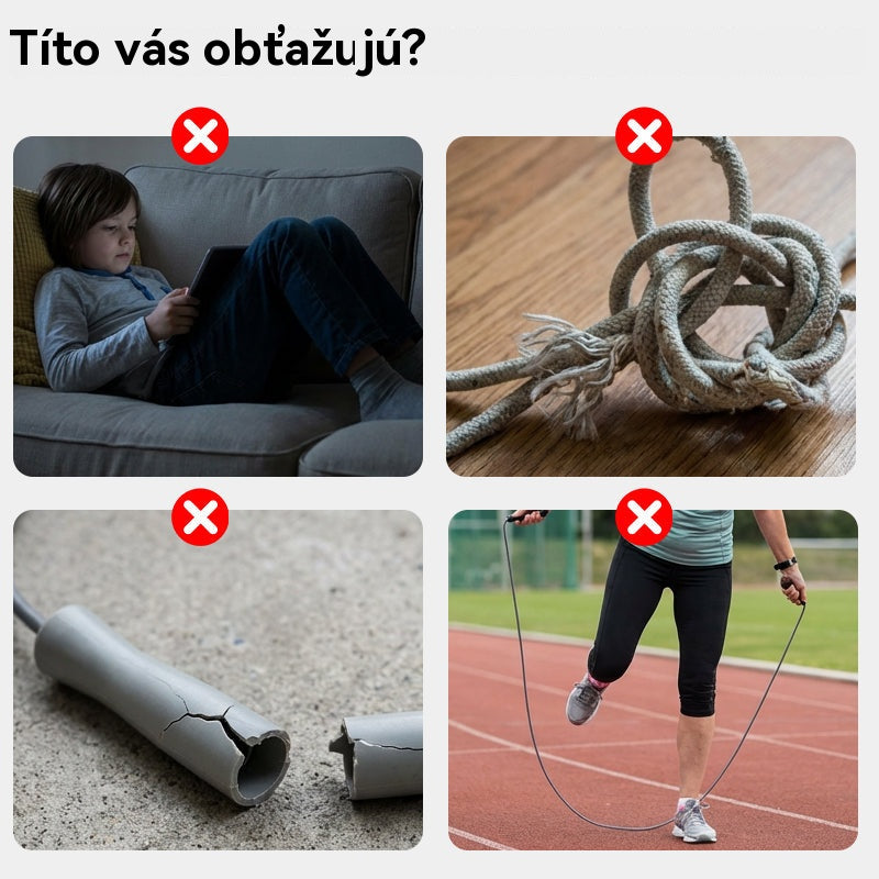 【Kúp 1, získaj 1 zadarmo】🌈 LED svietiace švihadlo pre deti