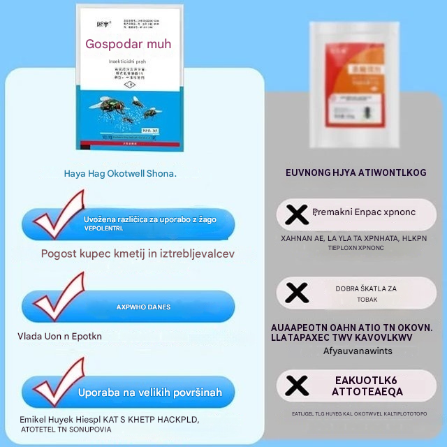 🦟【Kupite 5, prejmete 5 gratis! Paket 10 vrečk】Za dom, dvorišče in kmetijo – učinkovito proti muham in komarjem