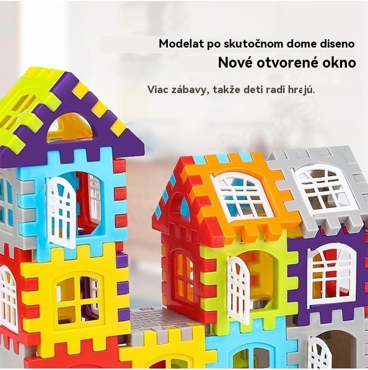 🎁🧩🧩【70 kusov】 Vzdelávacie hračky zo stavebníc