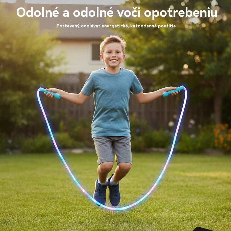 【Kúp 1, získaj 1 zadarmo】🌈 LED svietiace švihadlo pre deti
