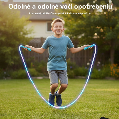【Kúp 1, získaj 1 zadarmo】🌈 LED svietiace švihadlo pre deti
