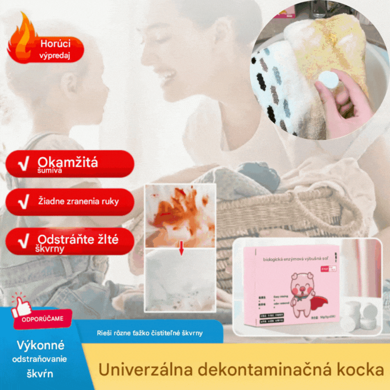 🎁【Časovo obmedzená špeciálna ponuka – balenie 3 krabíc】Univerzálna dekontaminačná kocka