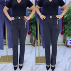 👖【S-4XL】Ženske raztegljive kavbojke z visokim pasom