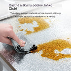 【40cm*5m】🛡️ Odnímateľná hliníková fólia s lepidlom – odolná voči mastnote, teplu a ľahko sa čistí
