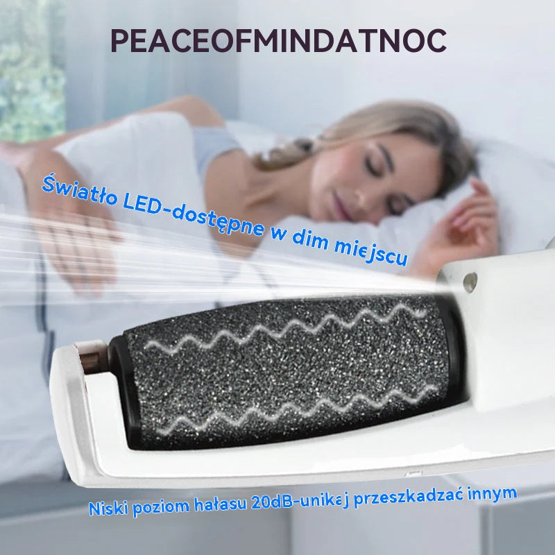 🦶🛁✨🔥 50 % popust 🔥 Novi električni valjček za nego in masažo stopal, odstranjuje odmrlo kožo s pet ter pomaga pri enostavni negi stopal doma.
