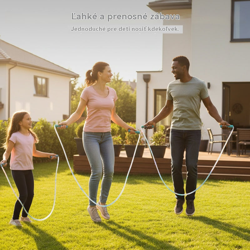 【Kúp 1, získaj 1 zadarmo】🌈 LED svietiace švihadlo pre deti