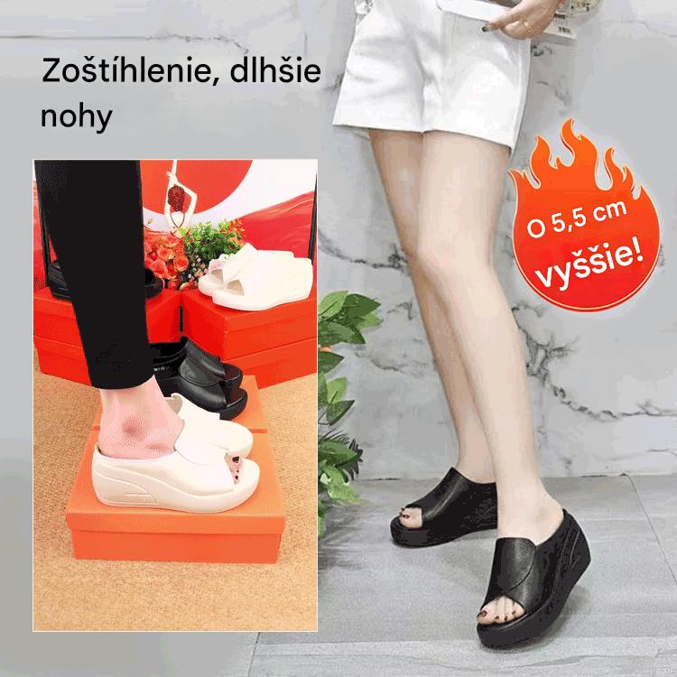 🔥【50%OFF】【5,5 cm podpätok】Klinové sandále s mäkkou podrážkou