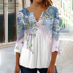 😍【Časovno omejena ponudba】Elegantna ženska majica z V-izrezom [S-5XL]