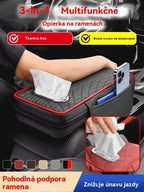 🚗🔥 【Časovo obmedzená zľava -50%】Multifunkčný 3-v-1 kožený box na lakťovú opierku do auta
