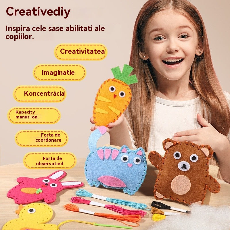 🧵【Časovo obmedzená zľava】Sada na šitie pre domácich majstrov, ručne vyrobená, vhodná pre deti