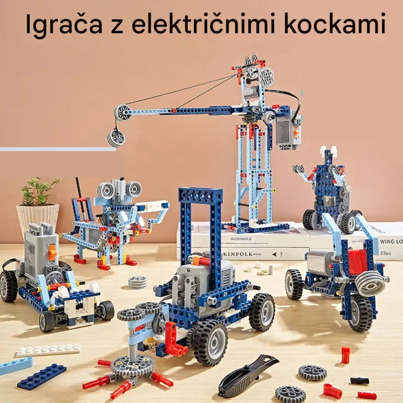 🔥【50 % popust!】🎢🧩Znanstveno-izobraževalni konstrukcijski komplet
