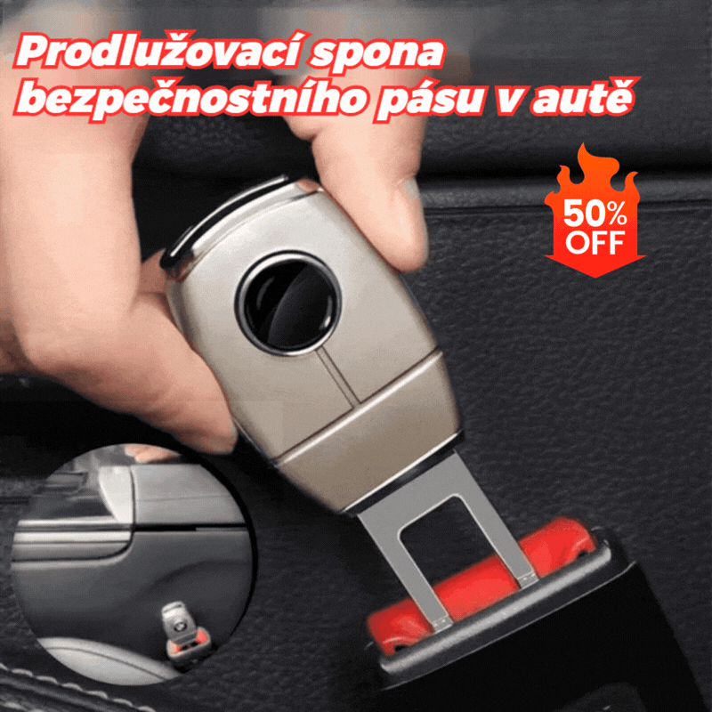 💥💥【Kúp 1 a získaj 1 zadarmo】🚗👍Kovový predlžovač bezpečnostného pásu do auta